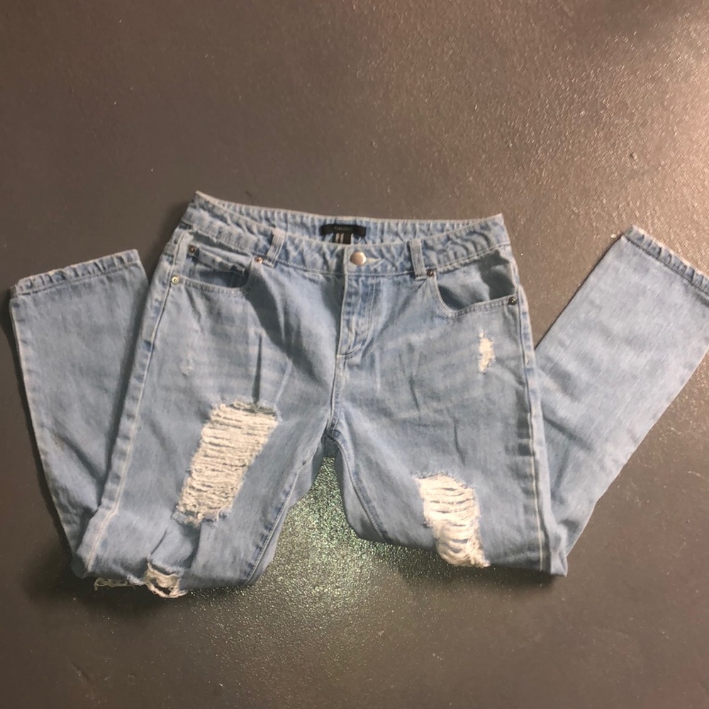 Forever 21 distressed jeans